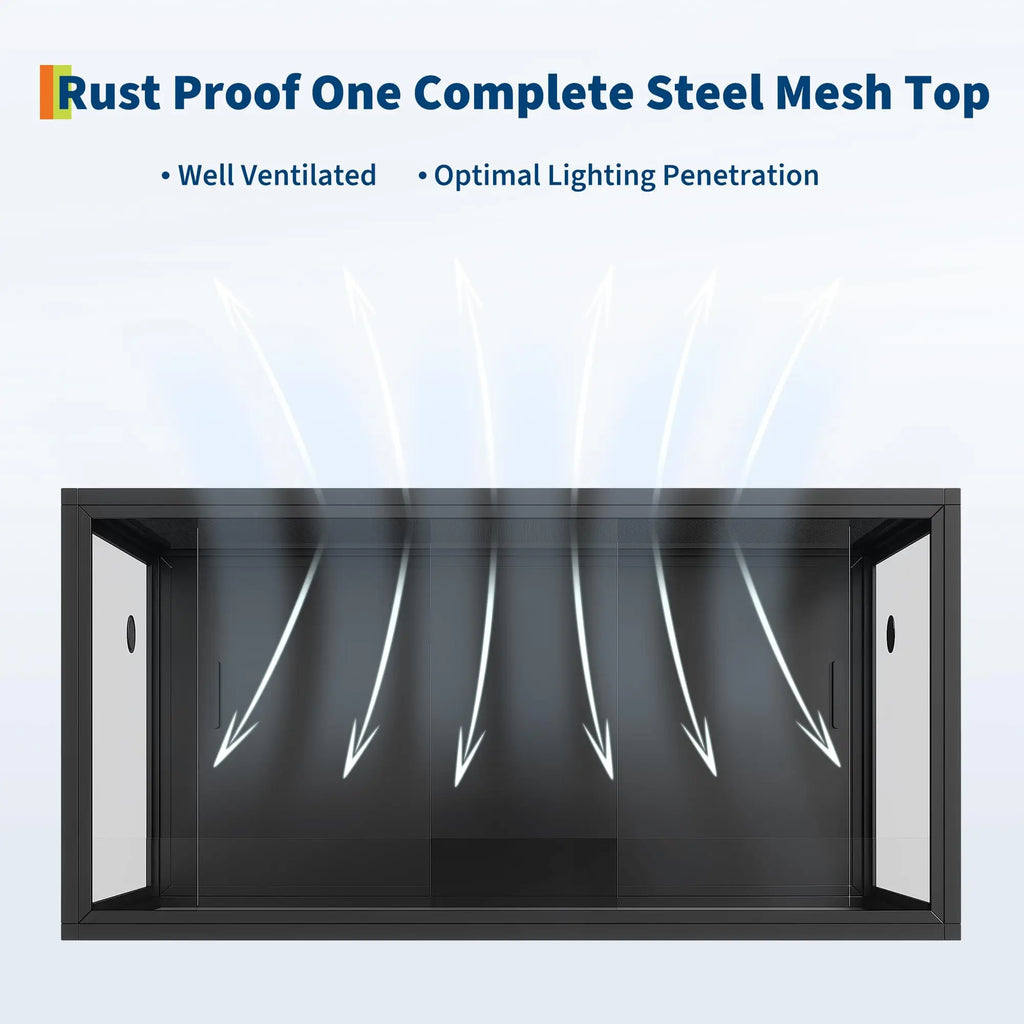 83 Gallon Aluminum Frame Reptile Enclosure 48x20x20