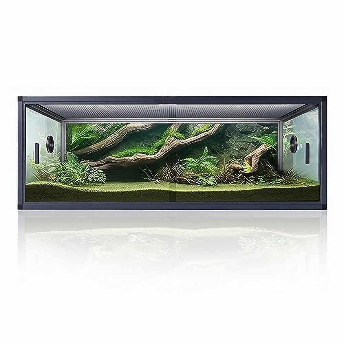 120 Gallon Reptile Enclosure 4x2x2 with Sliding Glass Doors