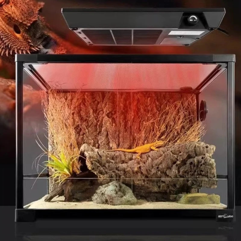 55W Fan-Assisted Reptile Heater with Adjustable Heat Output