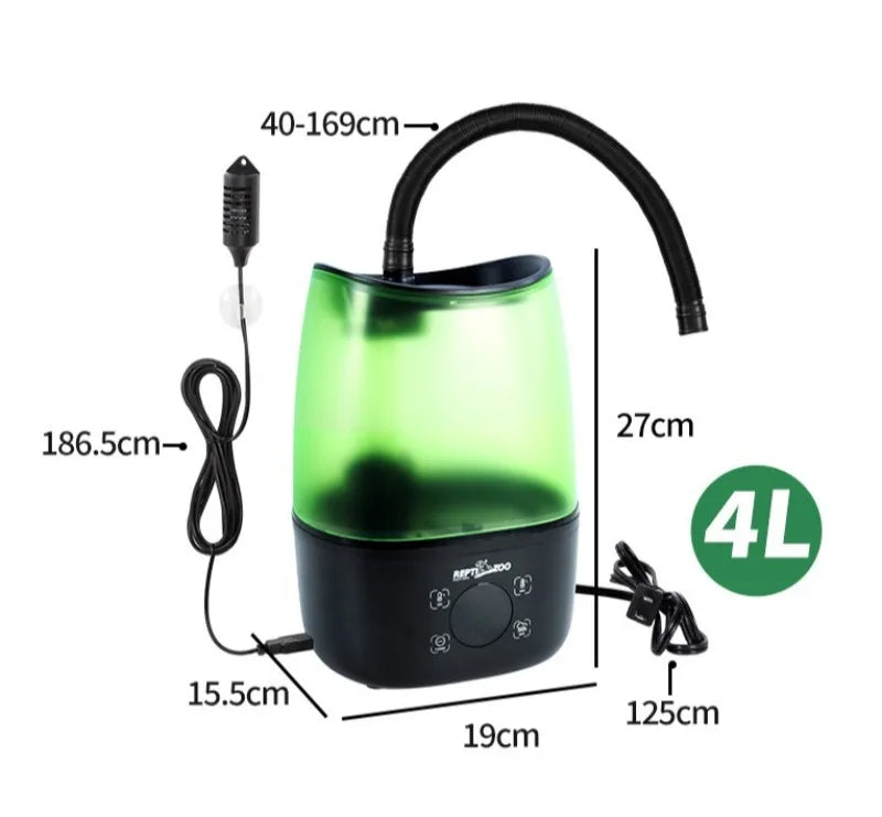 4L Reptile Humidifier with Automatic Humidity Control