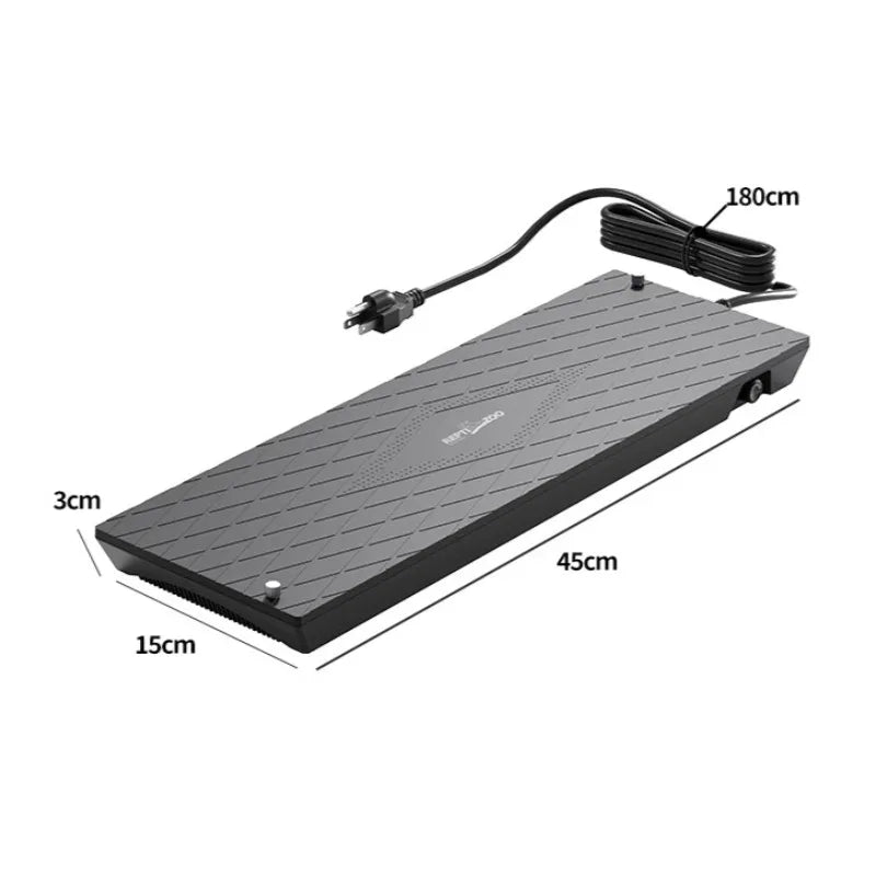 55W Fan-Assisted Reptile Heater with Adjustable Heat Output